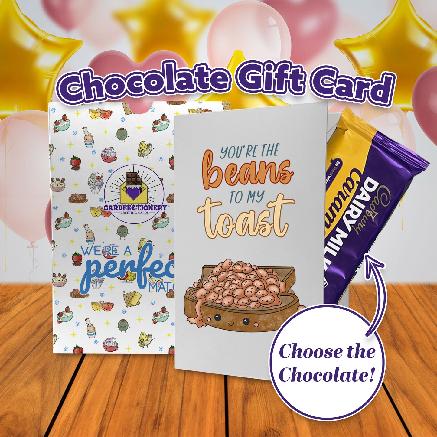 Cardfectionery Beans To My Toast Greeting Card