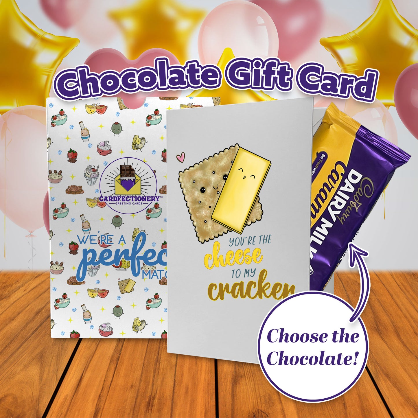 Cardfectionery Cheese to my Cracker Greeting Card