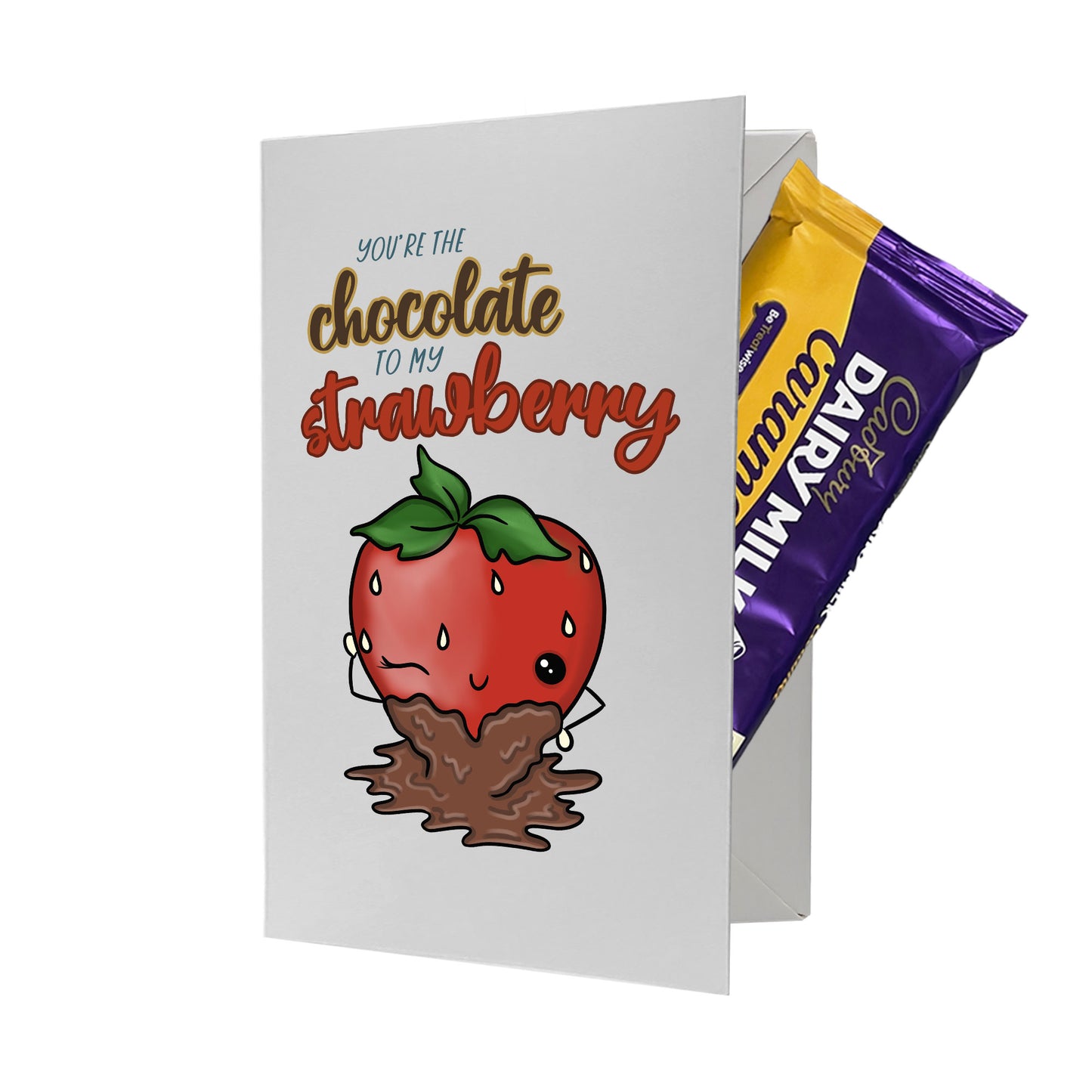 Cardfectionery Chocolate to my Strawberry Greeting Card