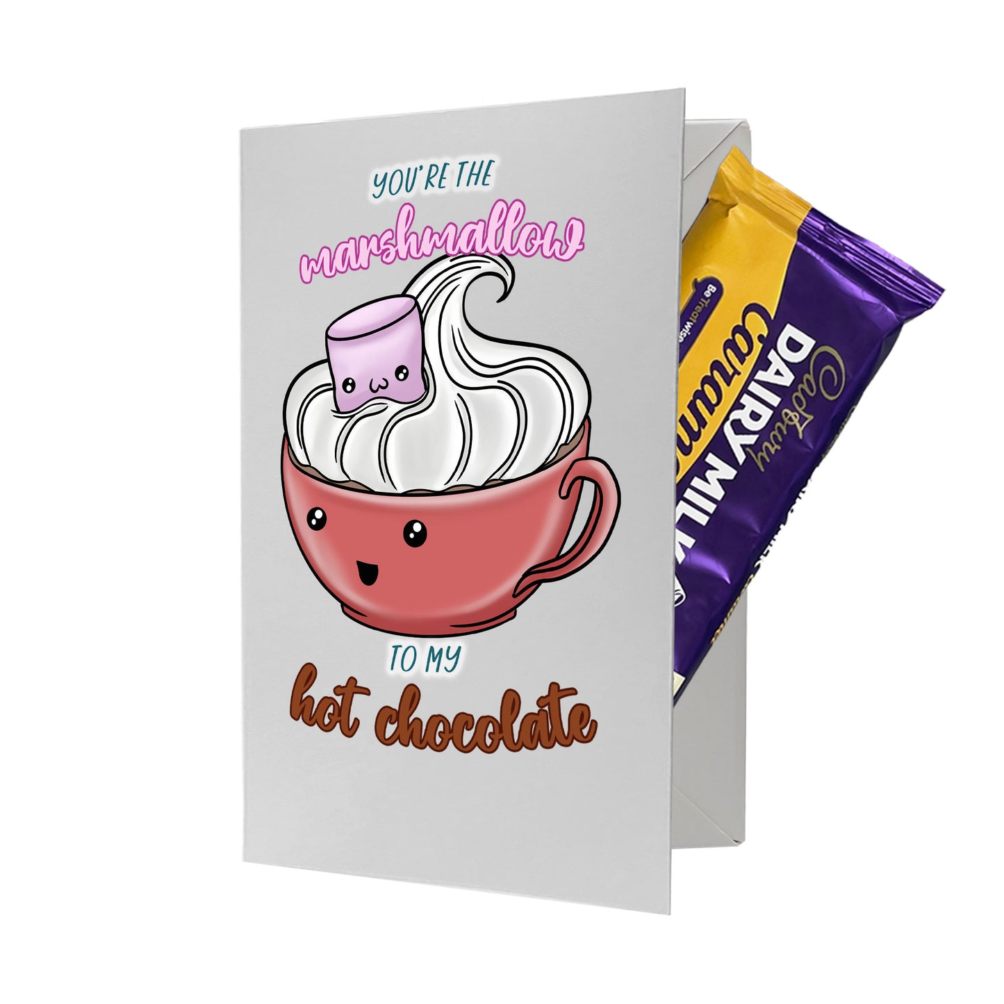 Cardfectionery Marshmallow to my Hot Chocolate Greeting Card