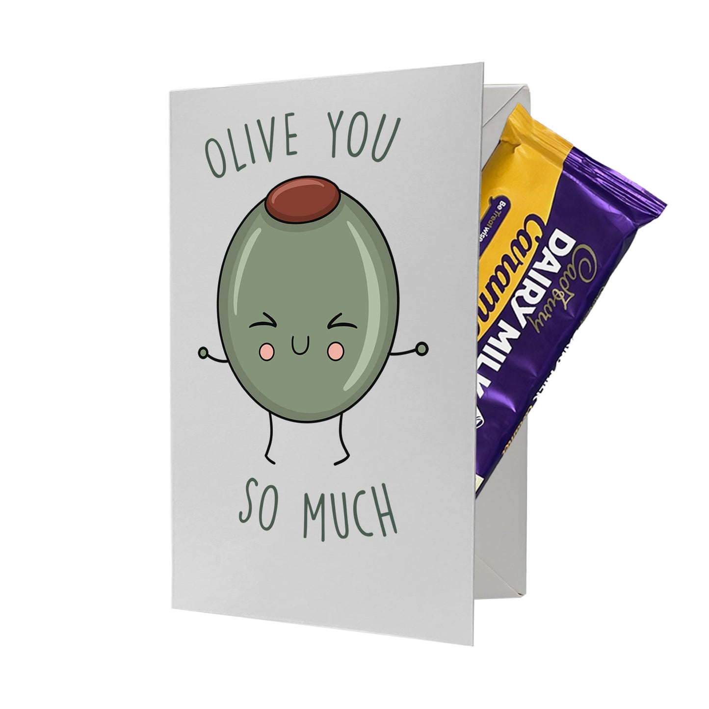 Cardfectionery Olive you so much Greeting Card