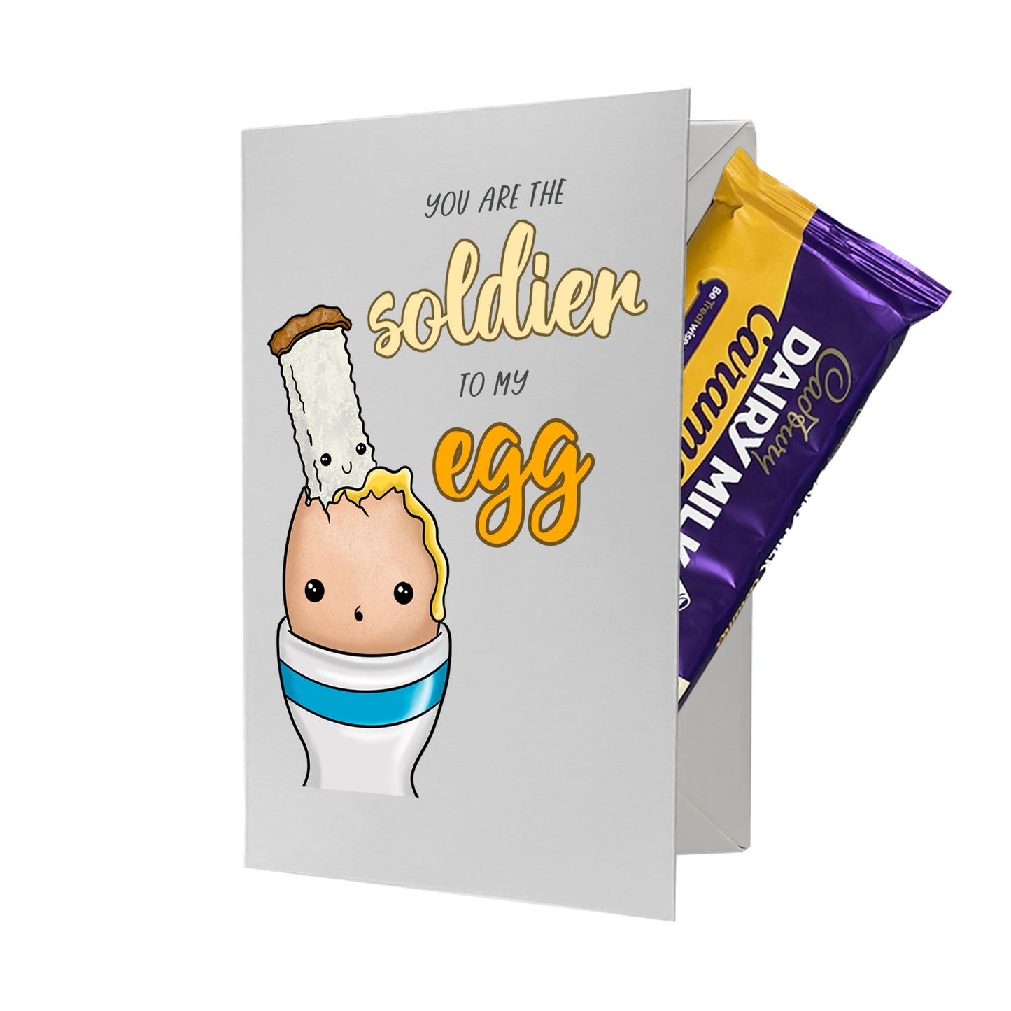 Cardfectionery Soldier to my Egg Greeting Card
