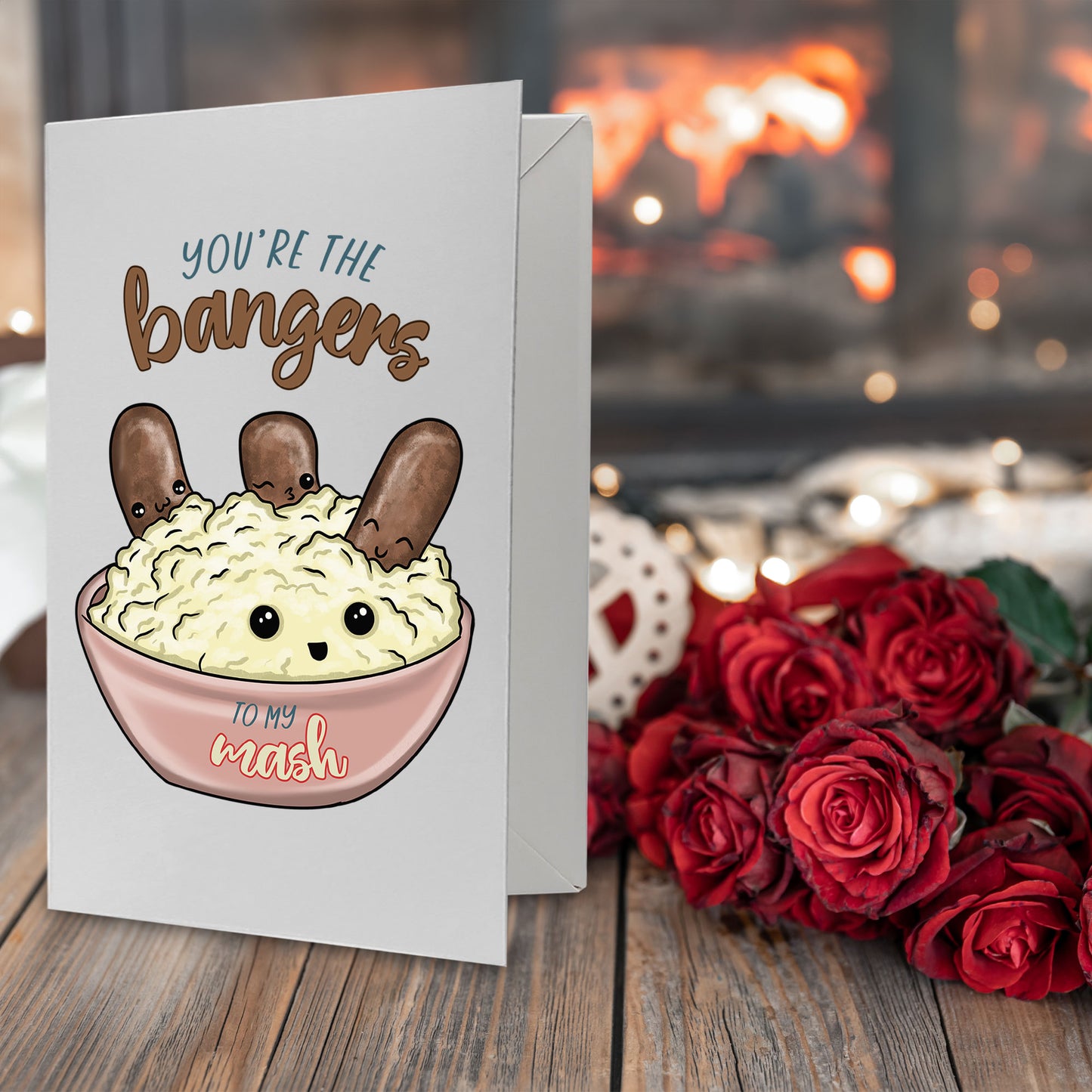 Cardfectionery Bangers To My Mash Greeting Card