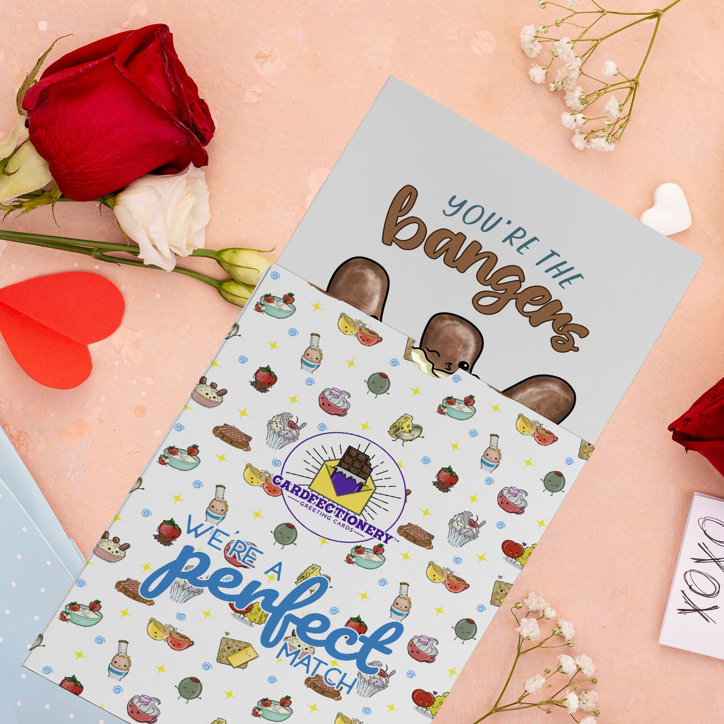 Cardfectionery Bangers To My Mash Greeting Card