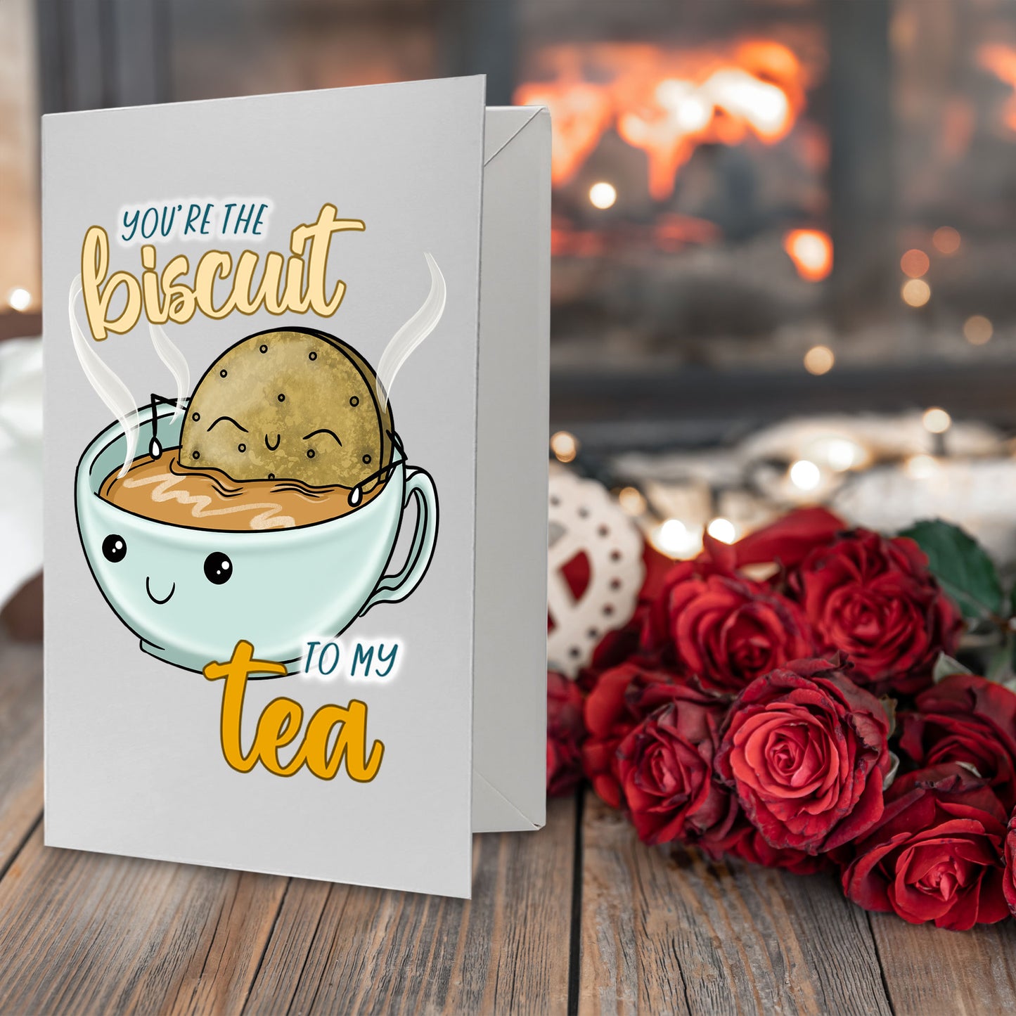 Cardfectionery Biscuit to My Tea Greeting Card