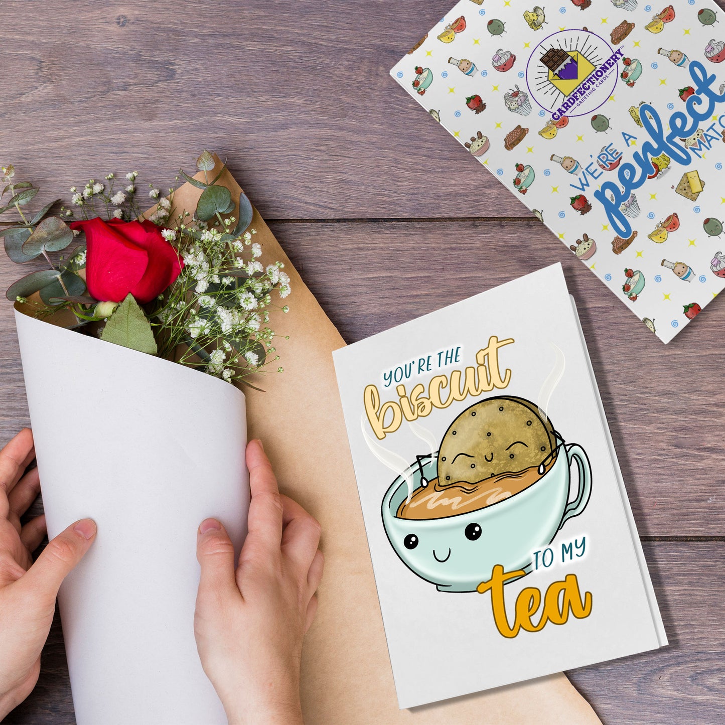Cardfectionery Biscuit to My Tea Greeting Card