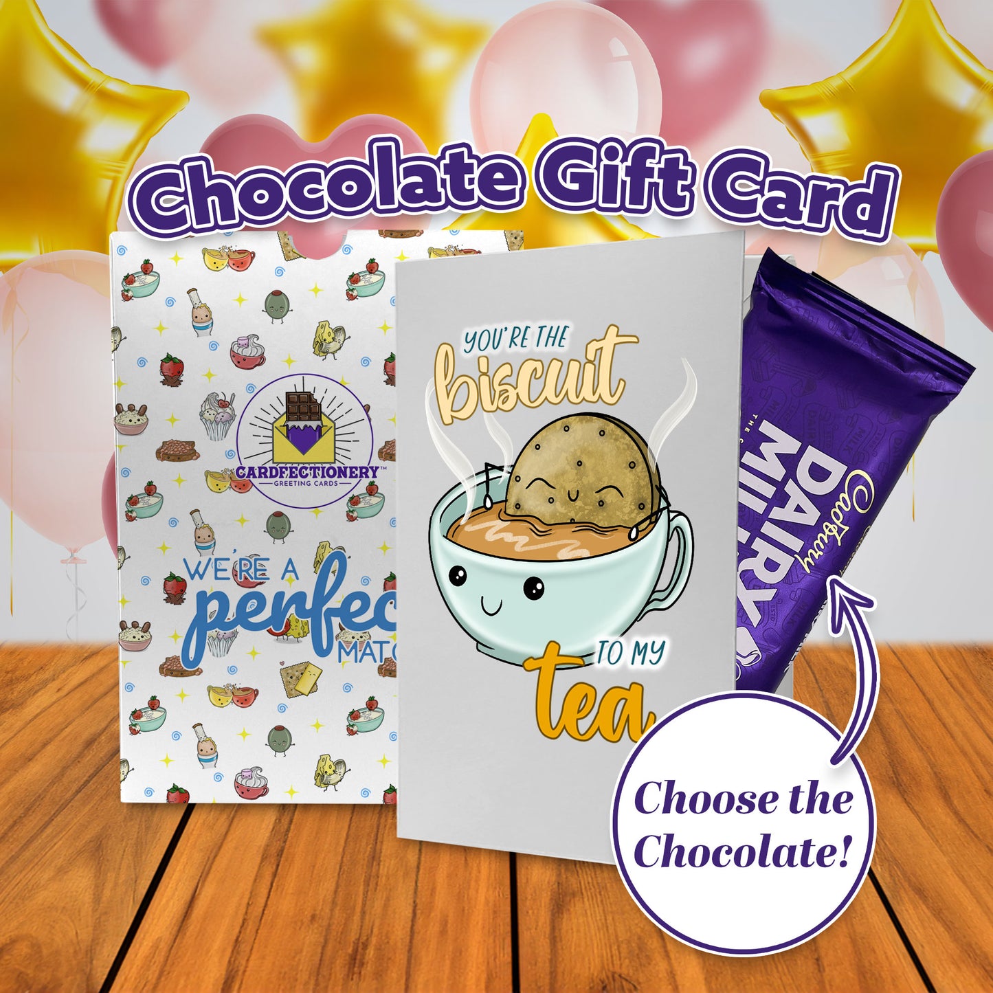 Cardfectionery Biscuit to My Tea Greeting Card