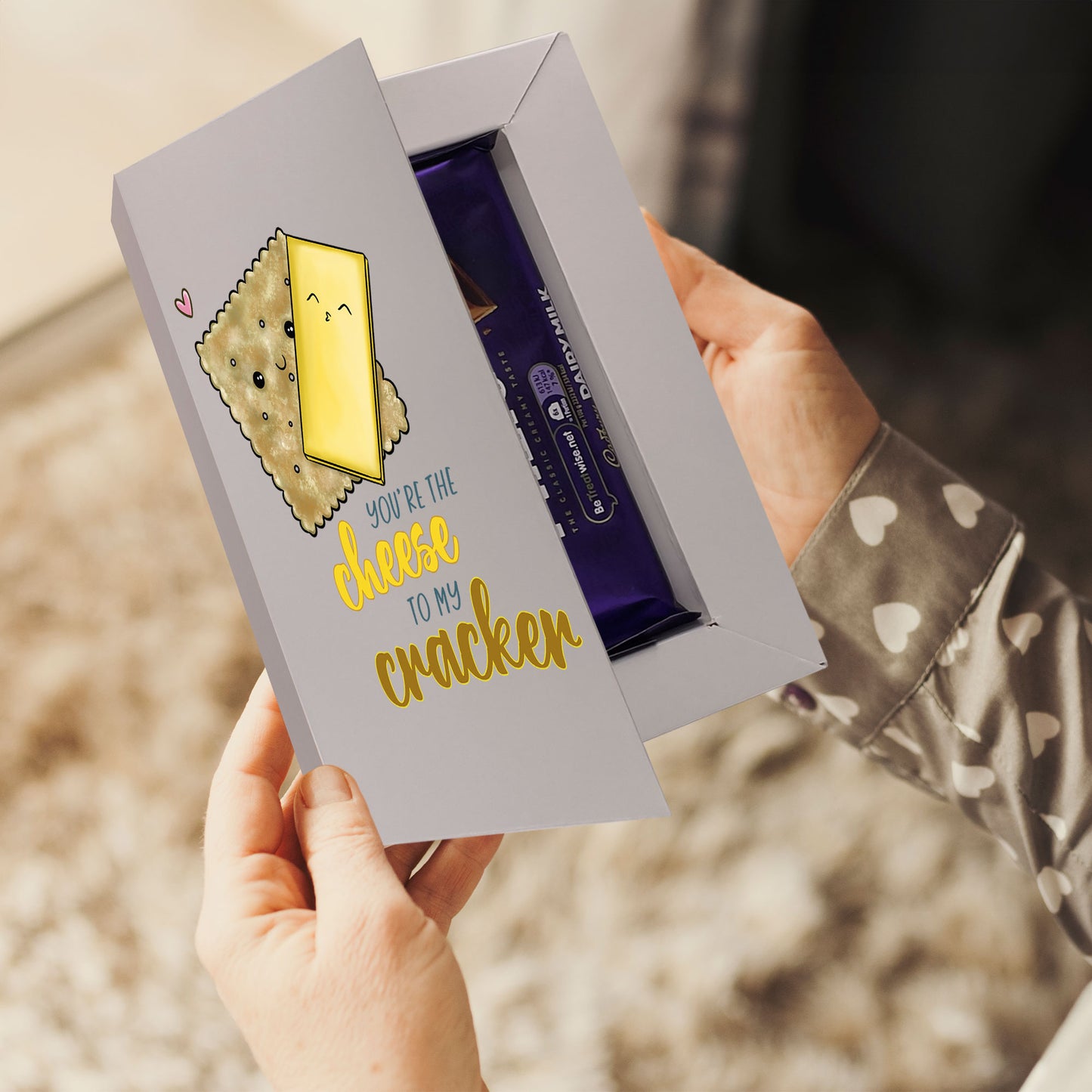 Cardfectionery Cheese to my Cracker Greeting Card