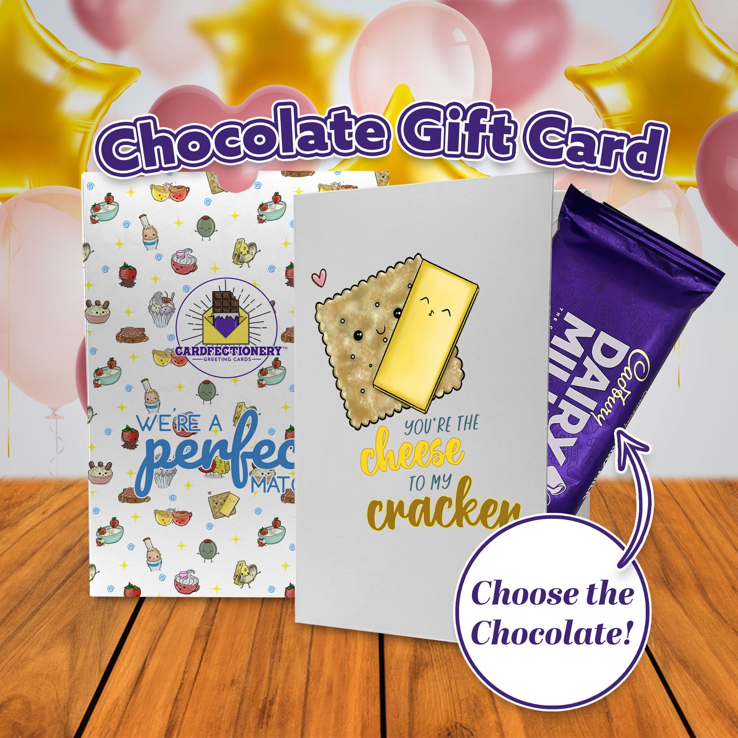 Cardfectionery Cheese to my Cracker Greeting Card