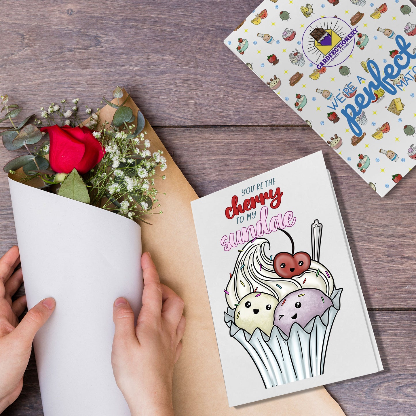 Cardfectionery Cherry to my Sundae Greeting Card