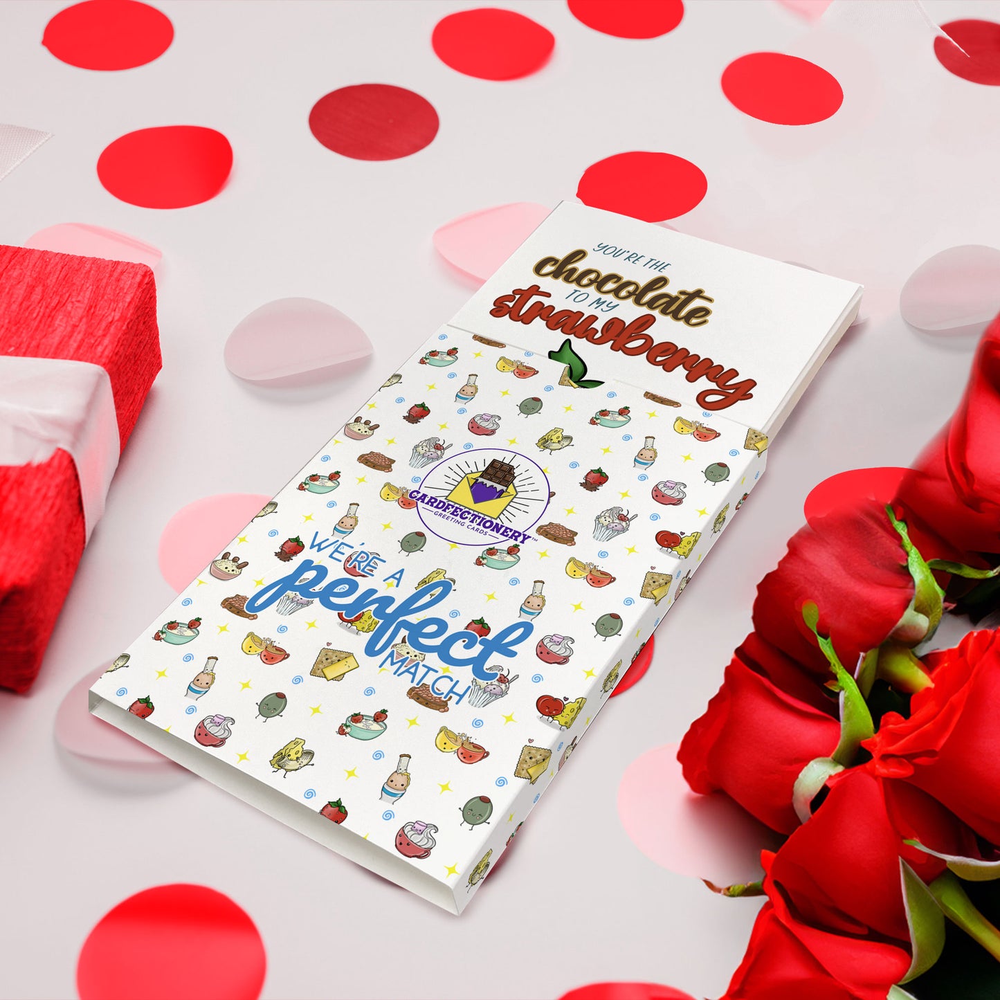 Cardfectionery Chocolate to my Strawberry Greeting Card