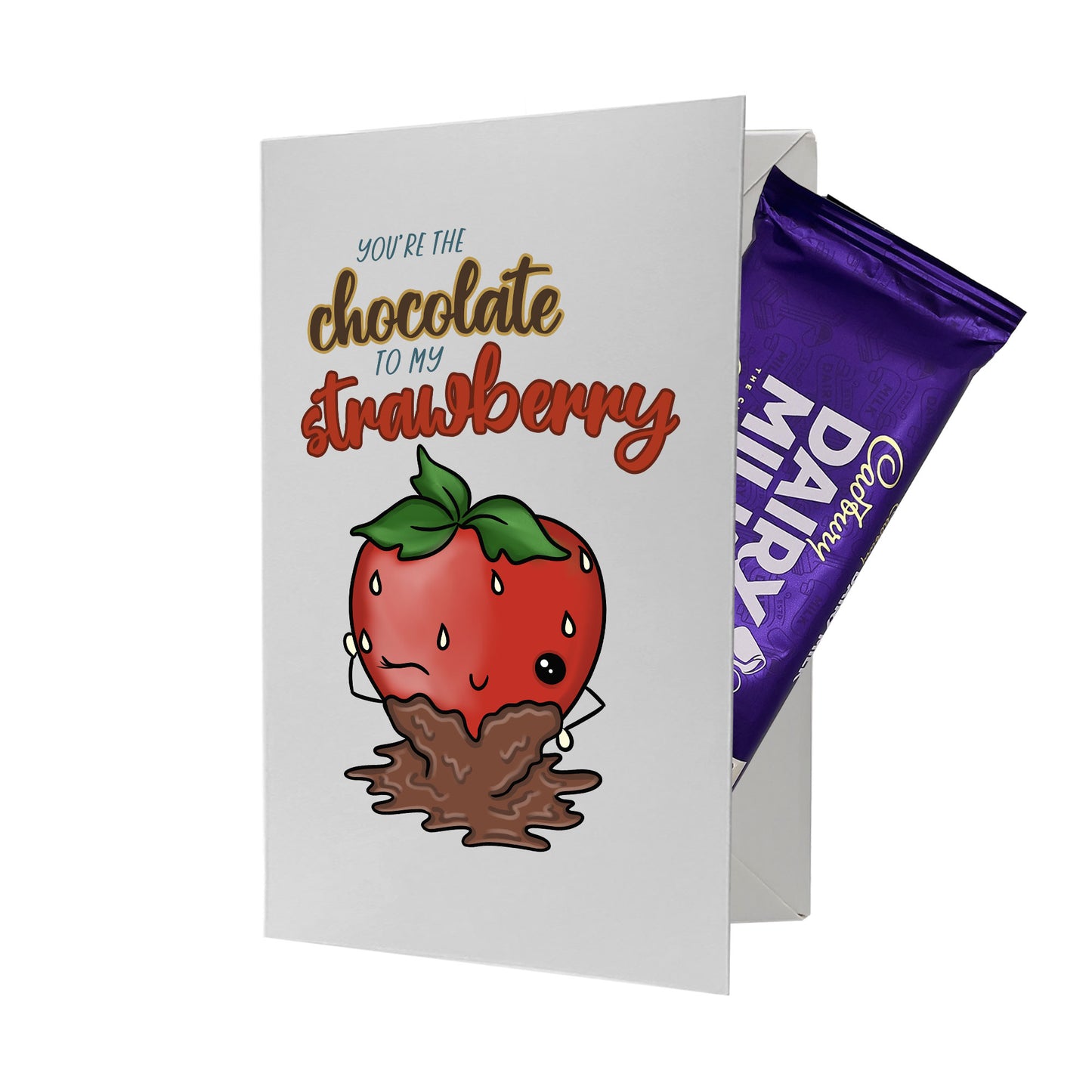 Cardfectionery Chocolate to my Strawberry Greeting Card