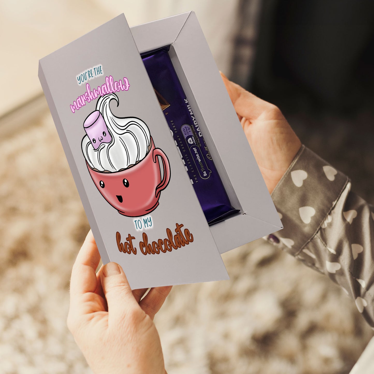 Cardfectionery Marshmallow to my Hot Chocolate Greeting Card