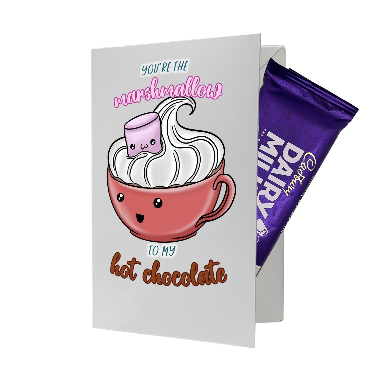 Cardfectionery Marshmallow to my Hot Chocolate Greeting Card