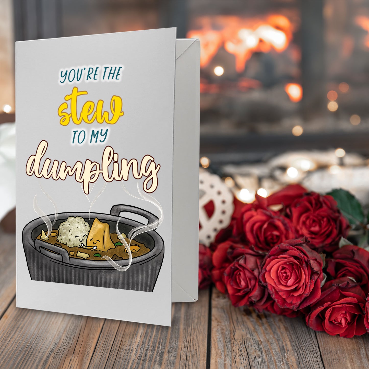 Cardfectionery Stew to my Dumpling Greeting Card
