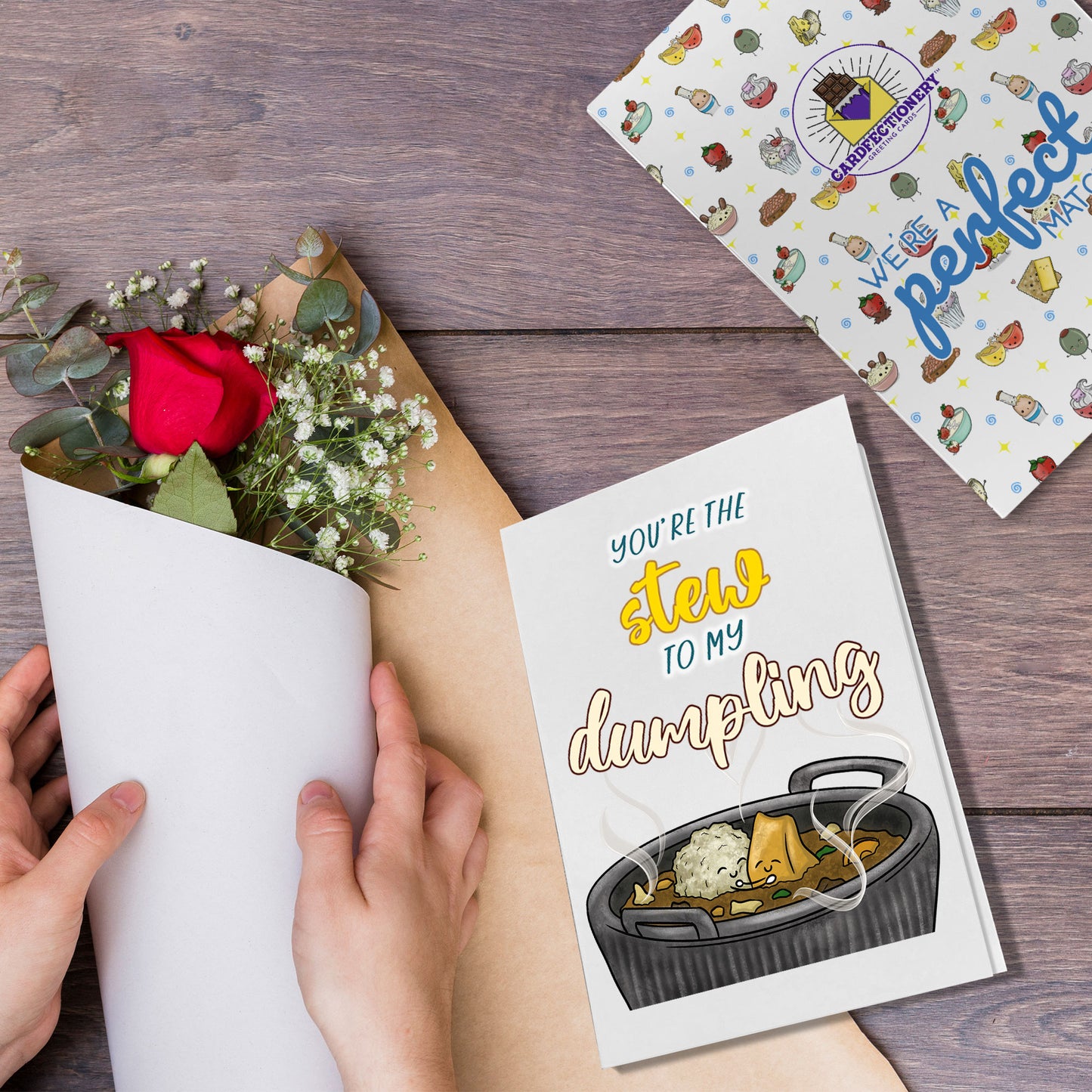 Cardfectionery Stew to my Dumpling Greeting Card