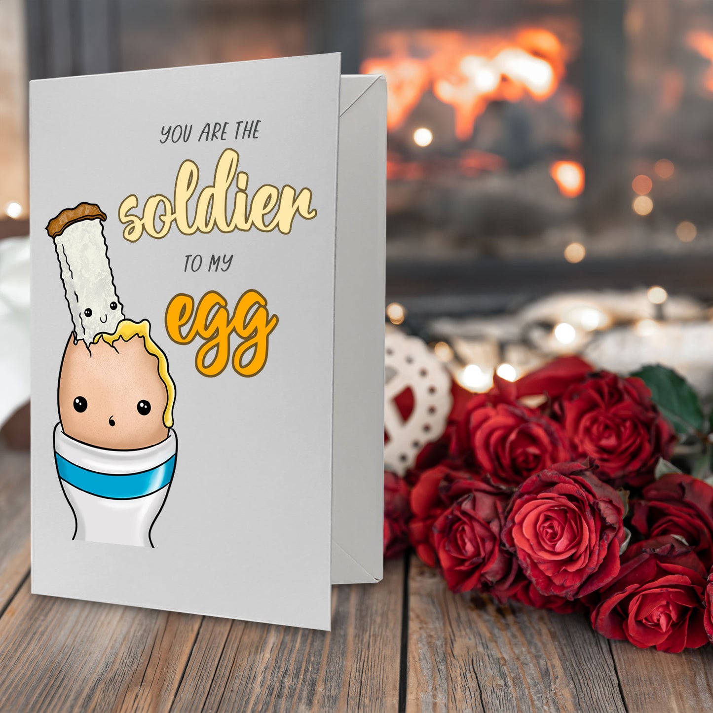 Cardfectionery Soldier to my Egg Greeting Card