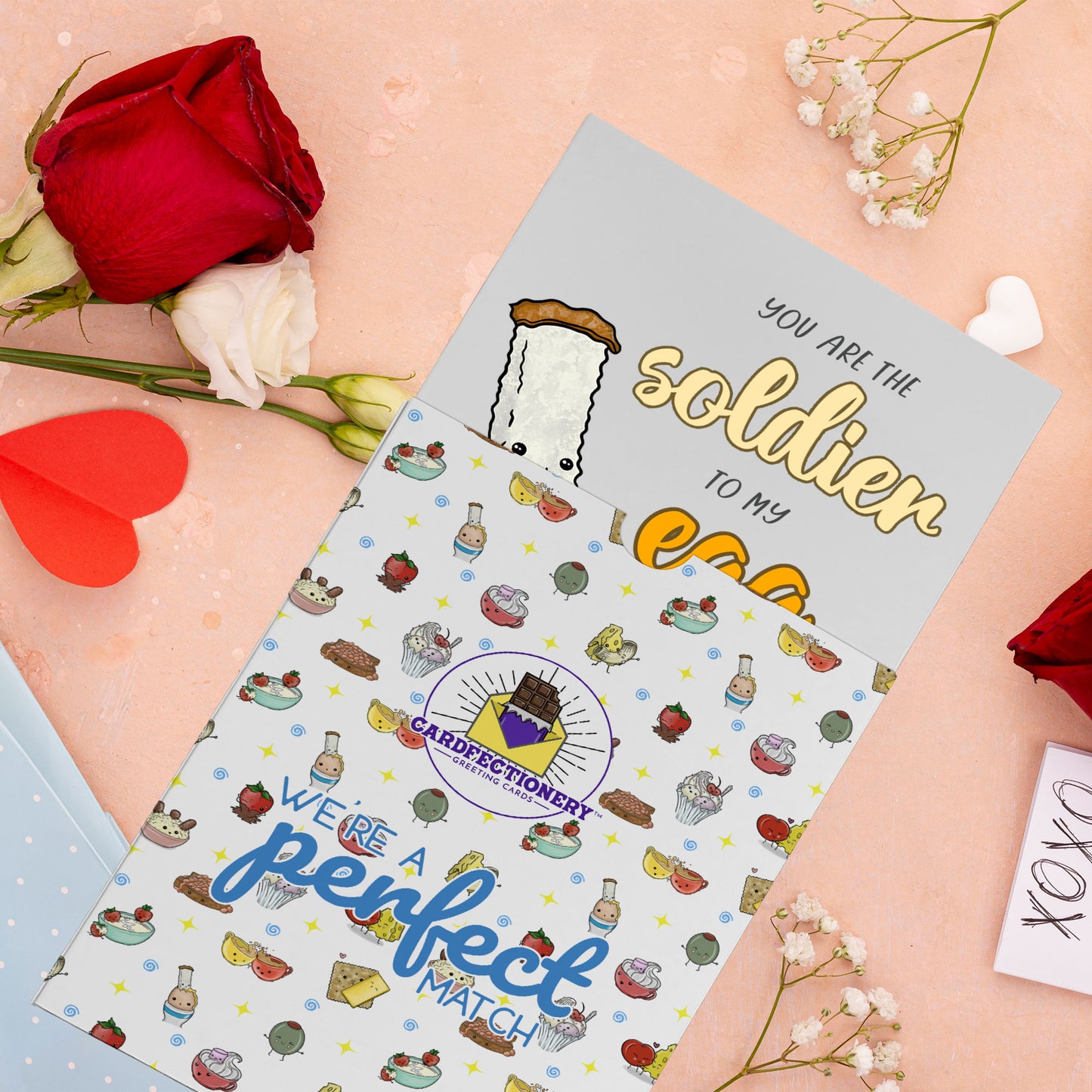 Cardfectionery Soldier to my Egg Greeting Card