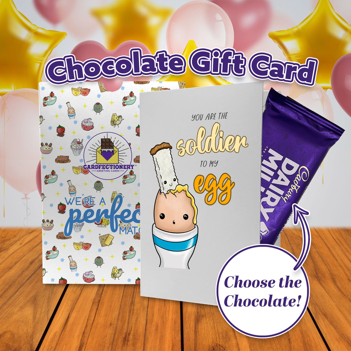 Cardfectionery Soldier to my Egg Greeting Card