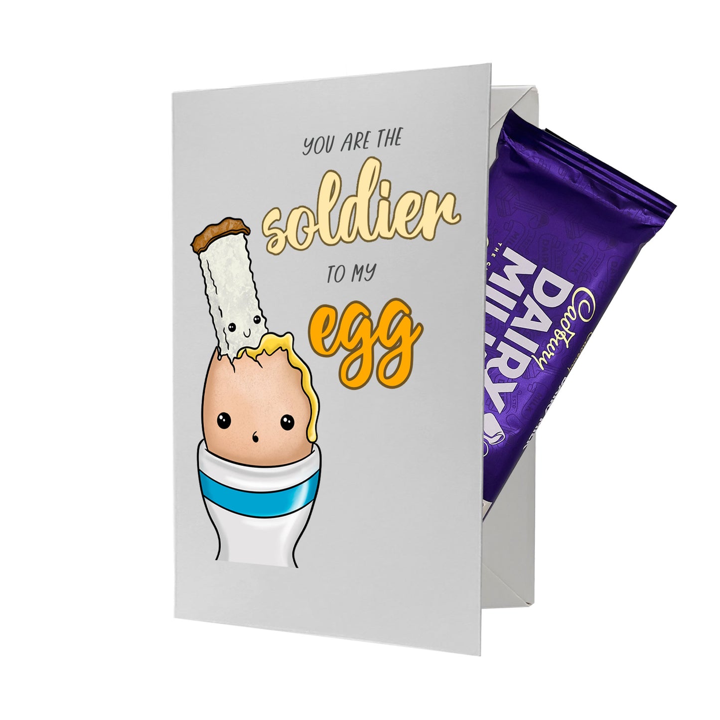 Cardfectionery Soldier to my Egg Greeting Card