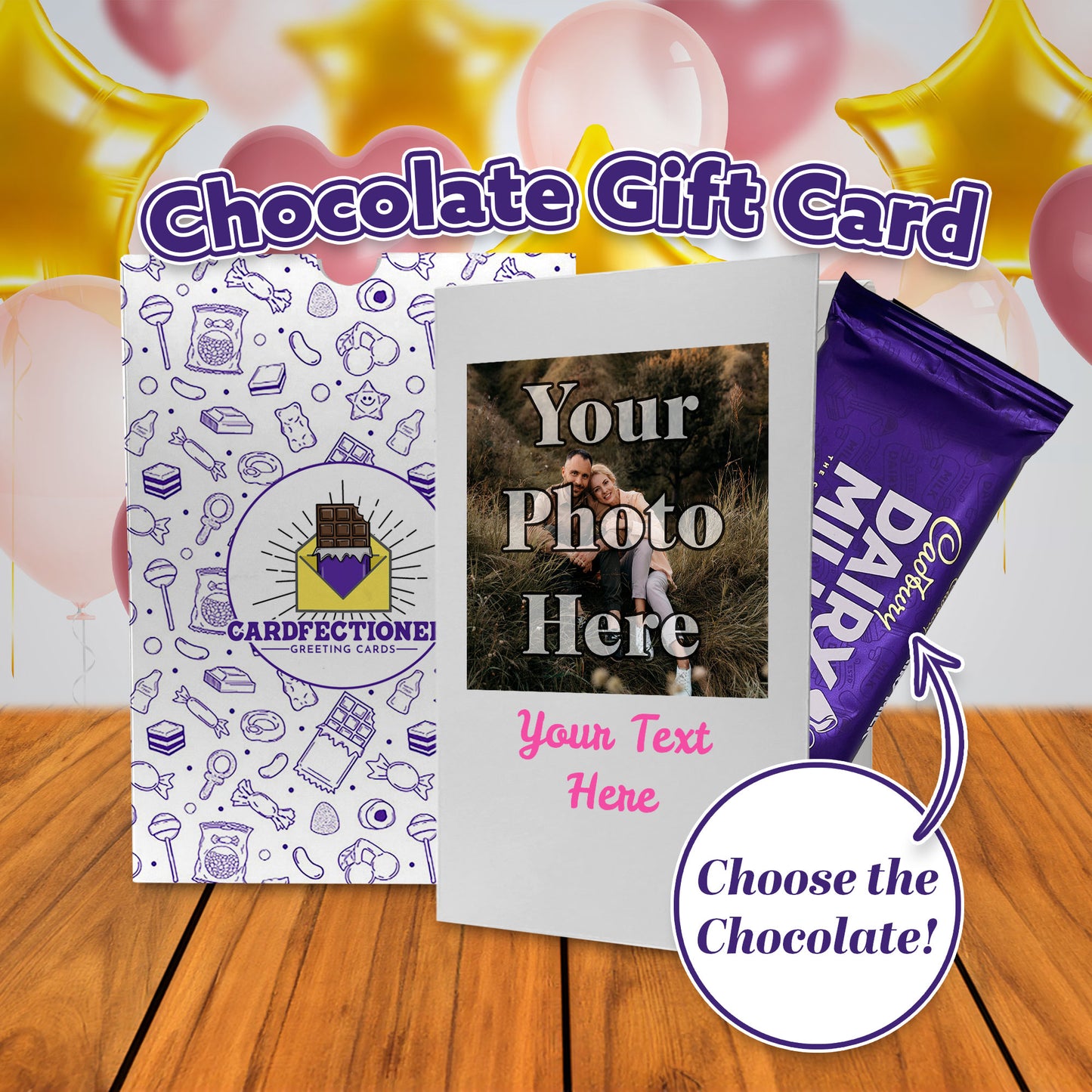 Cardfectionery Photo Upload Greeting Card