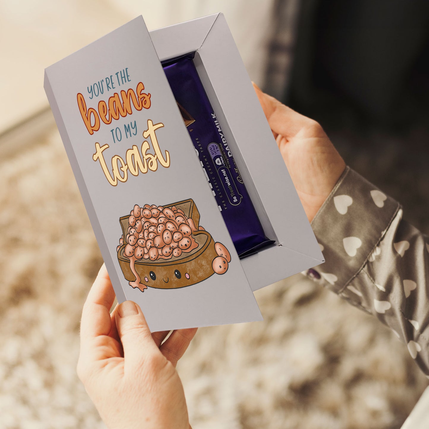 Cardfectionery Beans To My Toast Greeting Card