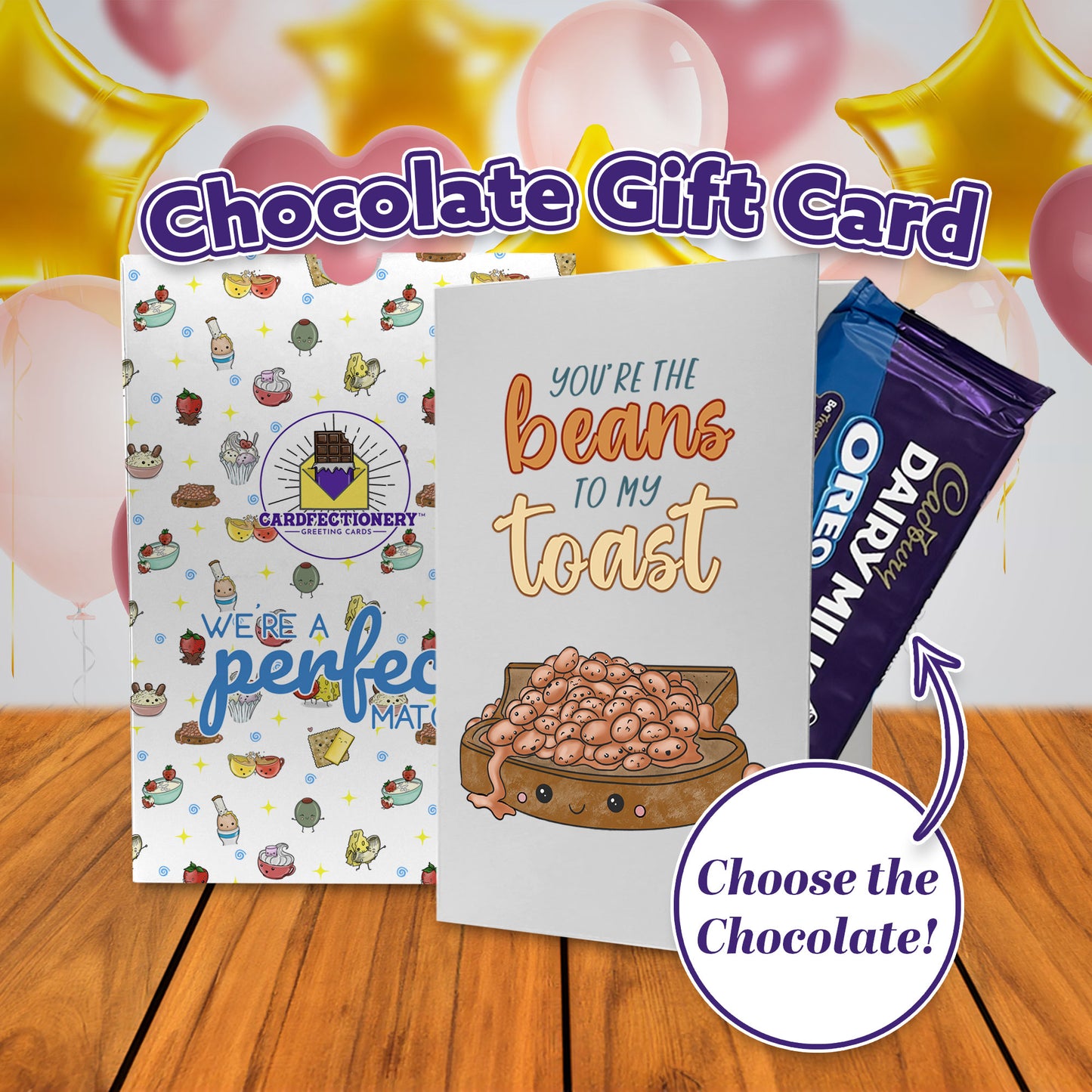Cardfectionery Beans To My Toast Greeting Card