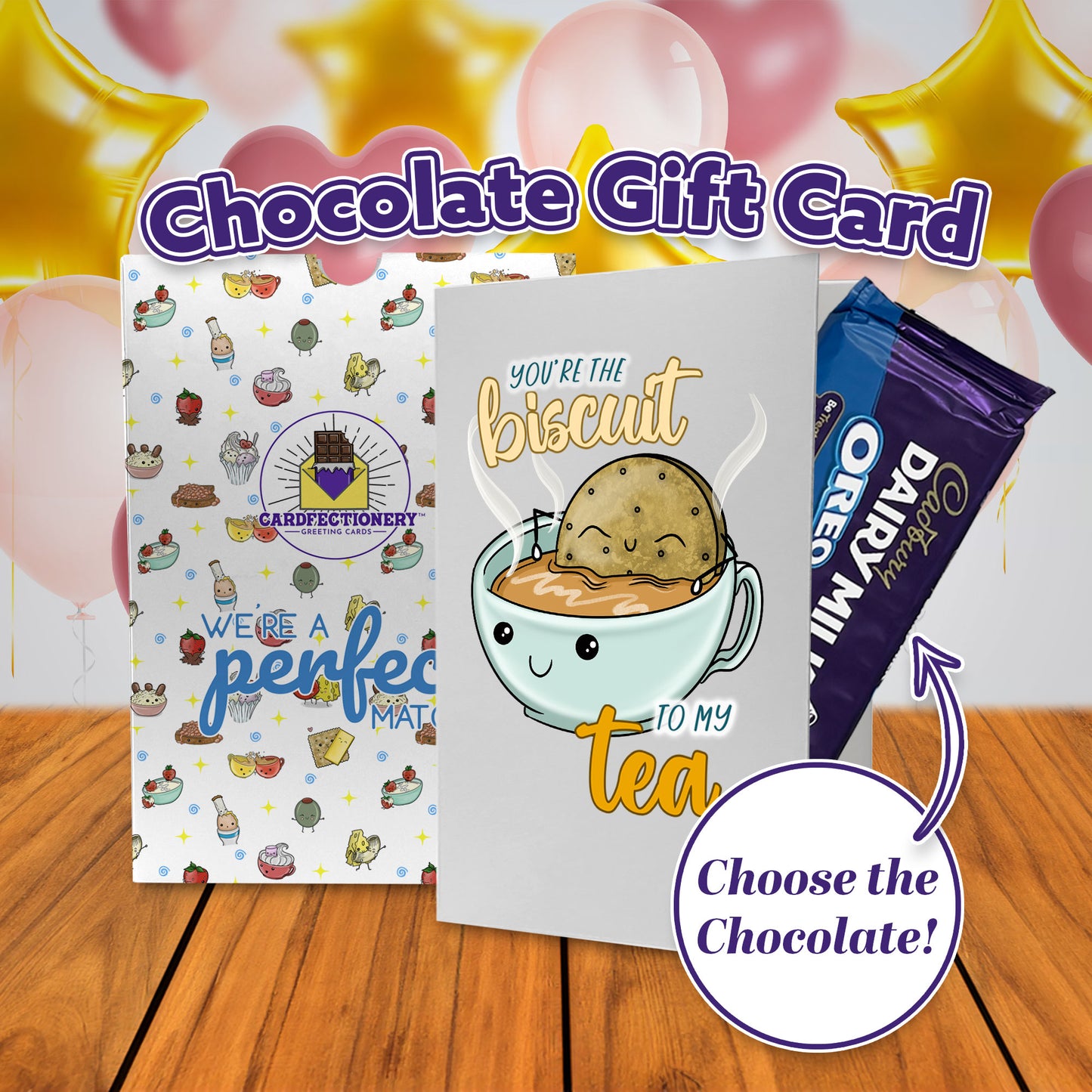 Cardfectionery Biscuit to My Tea Greeting Card