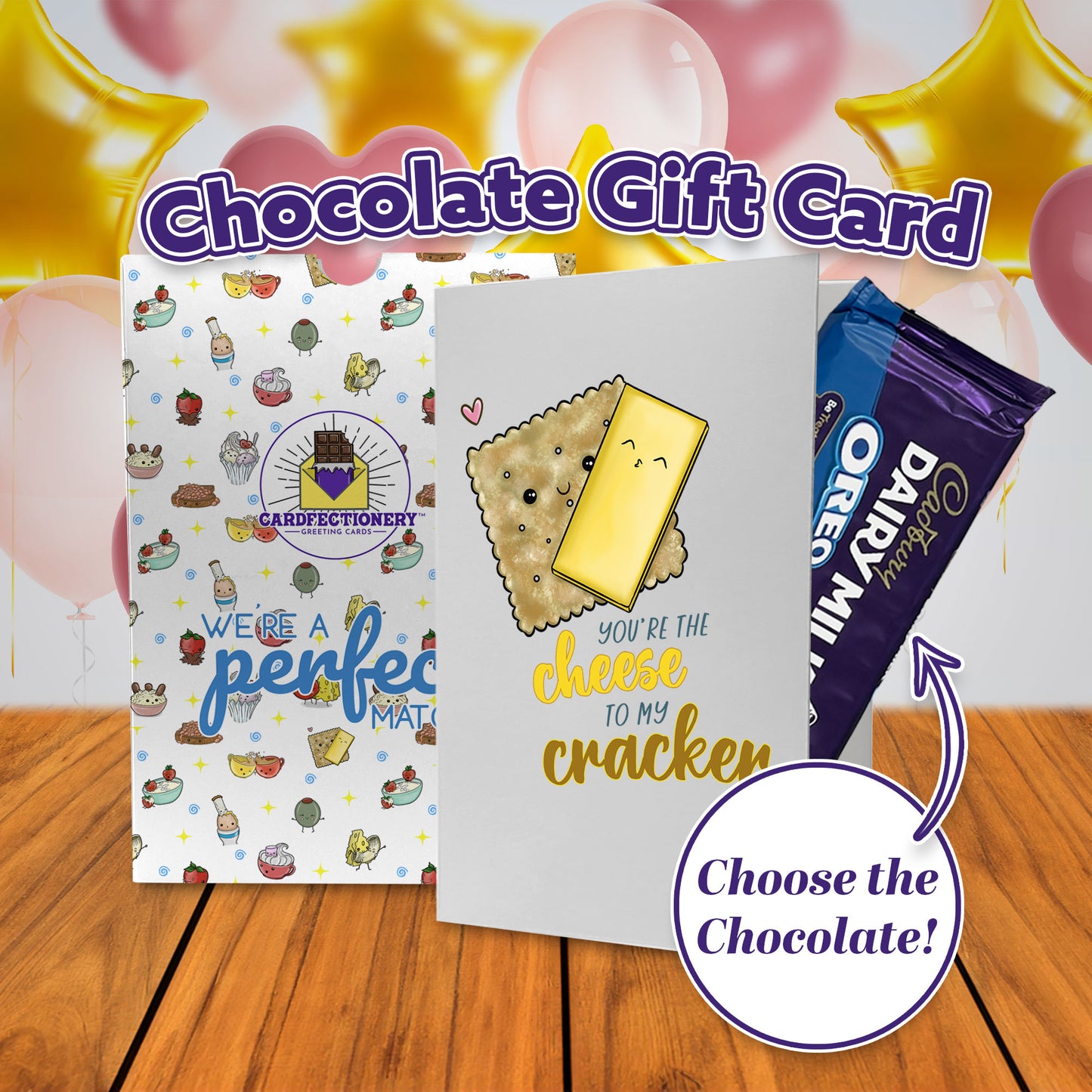 Cardfectionery Cheese to my Cracker Greeting Card