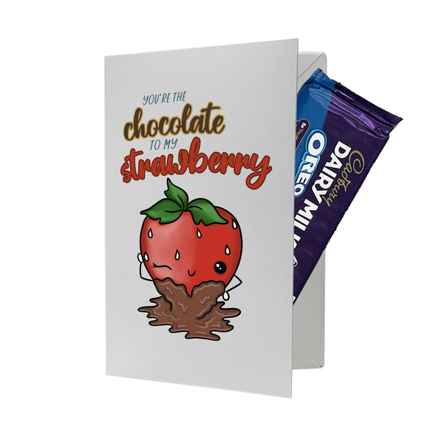 Cardfectionery Chocolate to my Strawberry Greeting Card