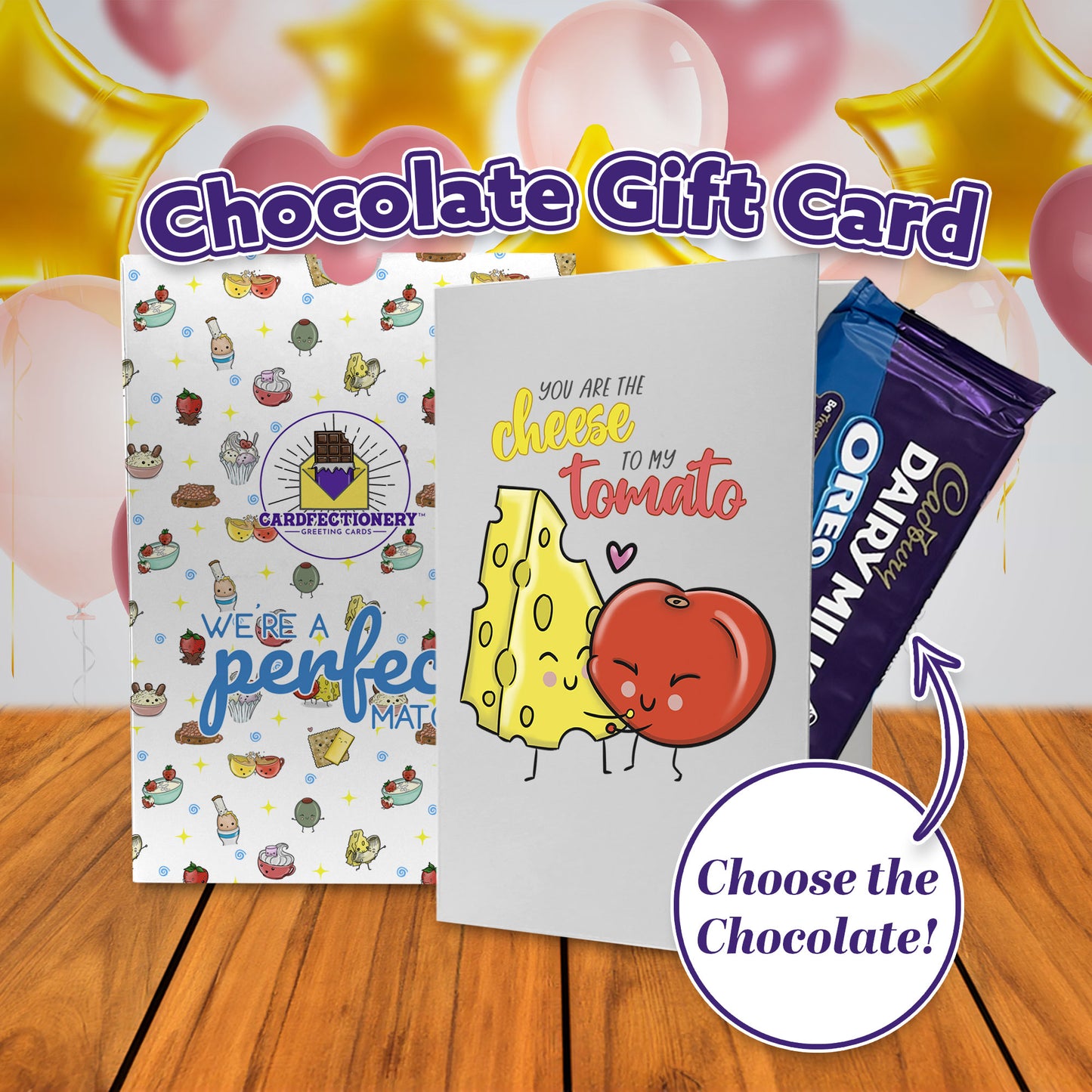 Cardfectionery Cheese to my Tomato Greeting Card