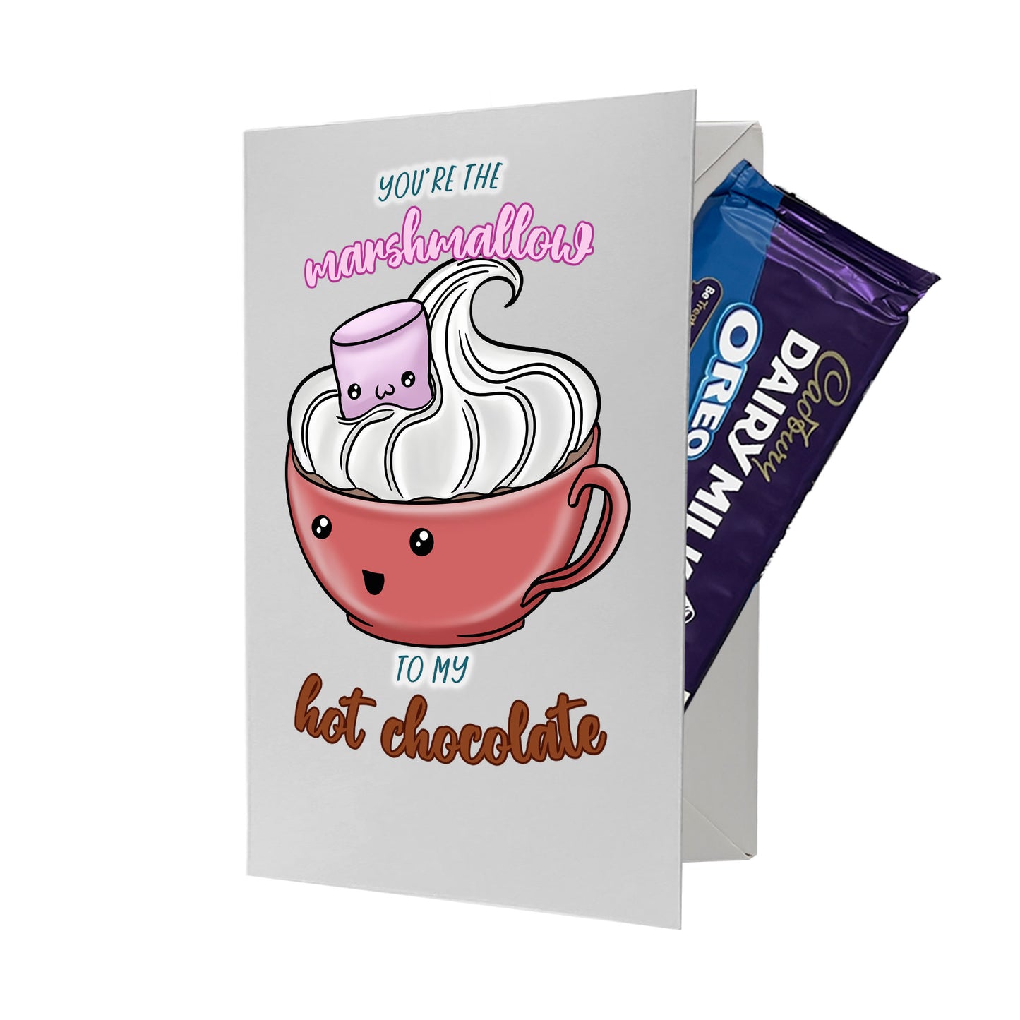 Cardfectionery Marshmallow to my Hot Chocolate Greeting Card