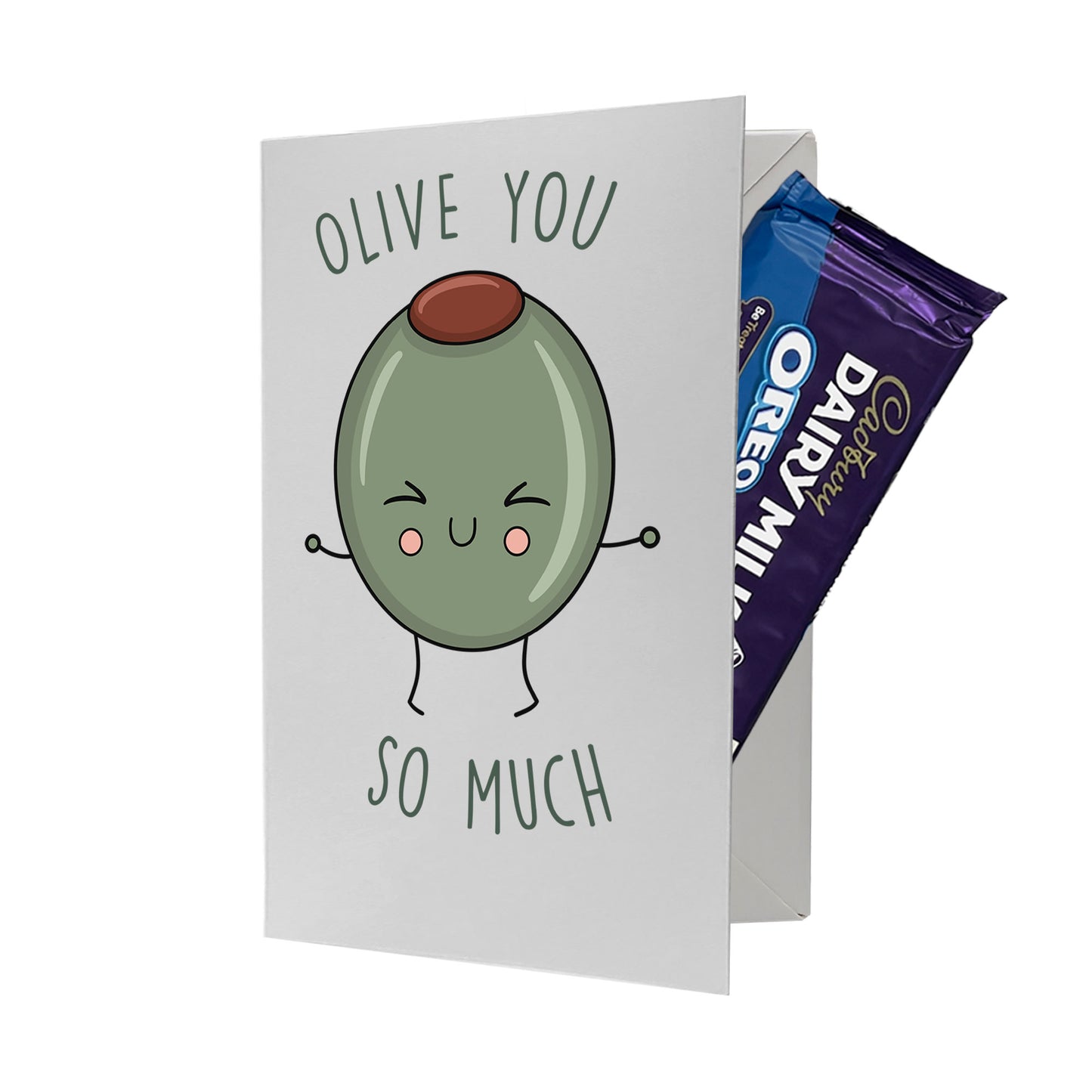 Cardfectionery Olive you so much Greeting Card