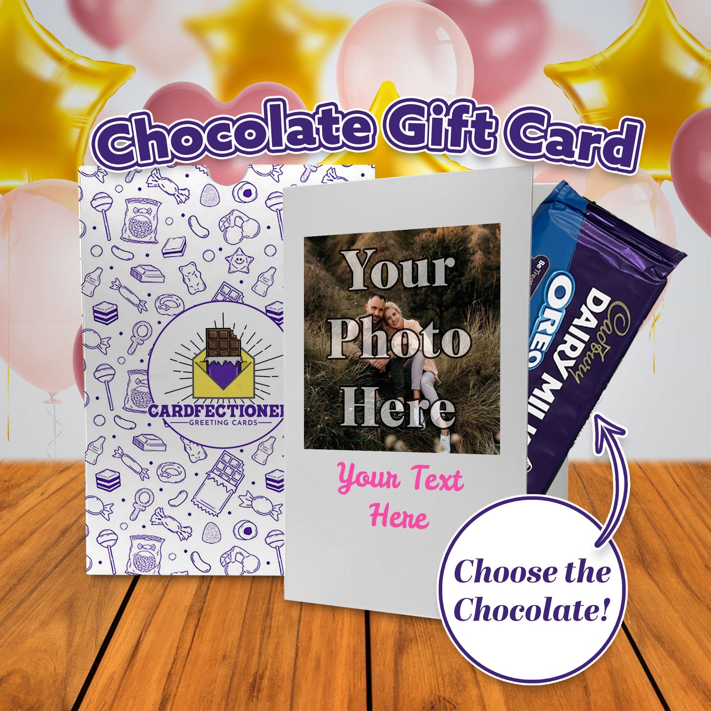 Cardfectionery Photo Upload Greeting Card