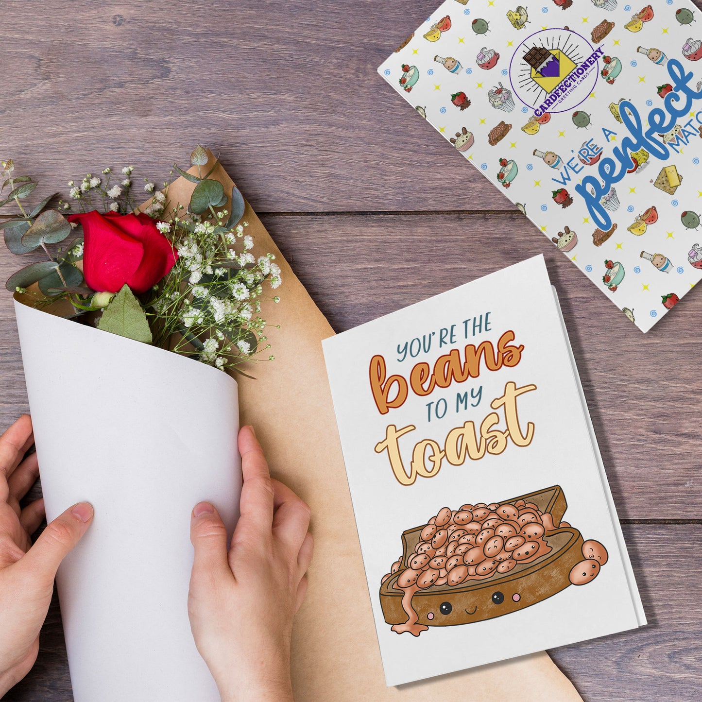 Cardfectionery Beans To My Toast Greeting Card