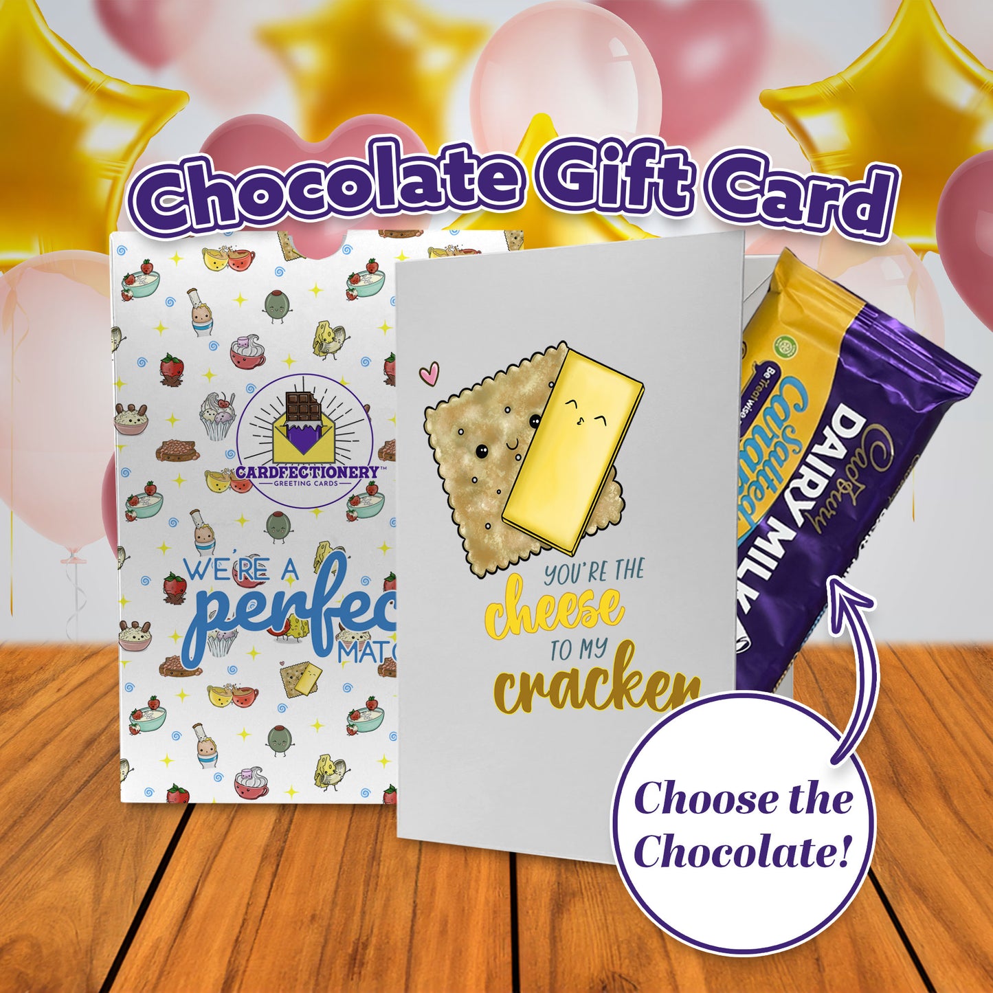 Cardfectionery Cheese to my Cracker Greeting Card