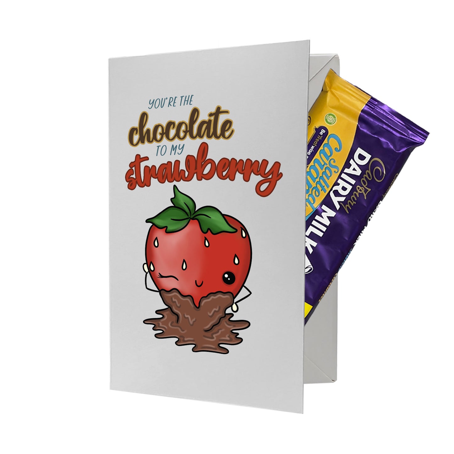 Cardfectionery Chocolate to my Strawberry Greeting Card