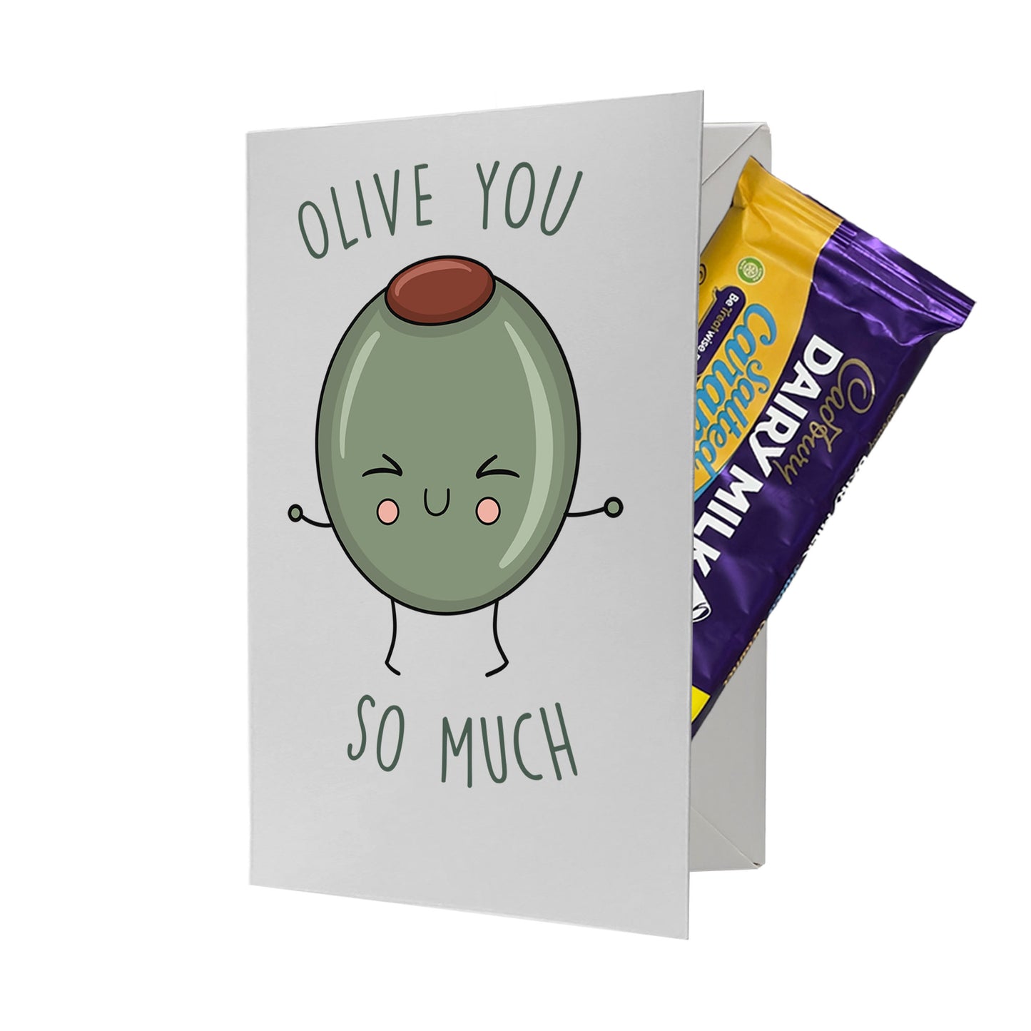 Cardfectionery Olive you so much Greeting Card
